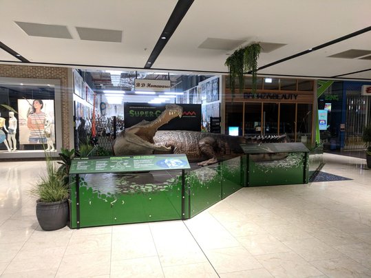 SuperCroc on display at Gateway Shopping Centre, Darwin, NT